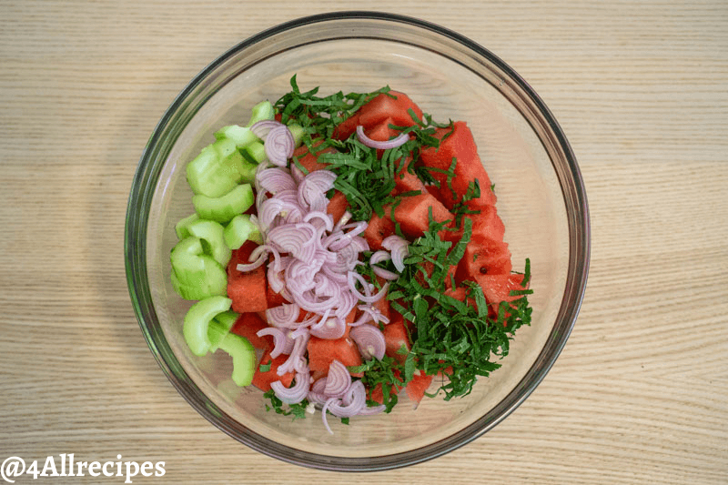 watermelon salad recipe without feta