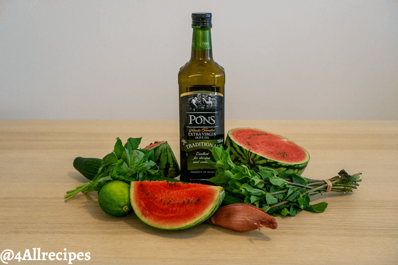 watermelon salad recipe without feta